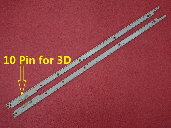 2 PCS 56LED LED strip for Samsung UA40ES5500R 2012SVS40 7032NNB RIGHT56 LEFT56 3D BN96-21712A 21711A